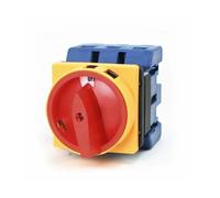 Interrupteur de disjoncteur charge AC Ui 660 V Ith 80 A ON/OFF 2 positions 3 pôles phases 3NO à came rotatif