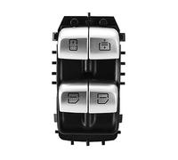 Interrupteur de fenêtre Accessoires de voiture bouton de régulateur de commutateur de commande de fenêtre marron noir Beige 2229051505 pour Mercedes pour Benz W222 S550e S600 S63(Noir)