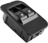 Interrupteur de fenêtre de puissance, réaction rapide Pratique ajustement parfait Plastique Noir FT91954 Remplacement pour Fiat Fiorino 1998-2001 LHD