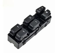 Interrupteur de fenêtre Nouveau bouton de fenêtre électrique noir/Beige adapté pour Hyundai pour Sonata 2011-2015 93570-3S000 interrupteur de fenêtre de commande électrique(Driver side black)