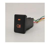 Interrupteur de feu antibrouillard arrière à LED orange avec fil, compatible avec Toyota Land Cruiser Camry Prius Corolla 2007-2011