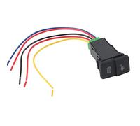 Interrupteur de feu antibrouillard filaire, interrupteur de lampe antibrouillard automobile avec trou réservé, boîtier en ABS résistant à la chaleur, étanche IP66, 12 V, 40 A, pour