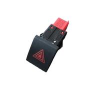 Interrupteur de Feux de détresse Clignotants pour Fabia 2009-2014 5JD953235A Bouton Triangulaire Rouge pour feu d'urgence (Interrupteur Noir)