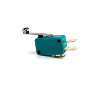 Interrupteur de fin course Interrupteurs 5 pièces Micro interrupteurs 16A 250V 125V NO + NC 6.3mm 3 broches SPDT interrupteur 28mm 52mm Arc Roller Lever Touch Switch Microswitch(Kw7-2)
