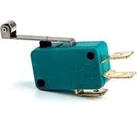 Interrupteur de fin course Interrupteurs 5 pièces Micro interrupteurs 16A 250V 125V NO + NC 6.3mm 3 broches SPDT interrupteur 28mm 52mm Arc Roller Lever Touch Switch Microswitch(Kw7-2)