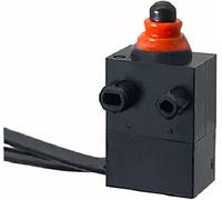 Interrupteur de fin course Micro-interrupteur étanche Petit interrupteur inverseur NC NO SPST momentané(Normal Close X 1pcs)