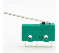 Interrupteur de fin de course 10PCS 3 broches Micro-interrupteurs tactiles NO + NC 3a / 5a 125VAC 250VAC Mini-interrupteur de fin de course Micro-interrupteur Micro-interrupteurs avec levier de 29 mm
