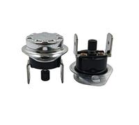 interrupteur de fin de course, 20 Pièces KSD301/KSD303 45 ℃-150 ℃ Réinitialisation Manuelle 10A Régulateur De Température Thermostat Interrupteur Normalement Fermé(130C)