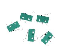 Interrupteur de fin de course 3 broches Micro-interrupteurs tactiles NO + NC 5A 125VAC 250VAC Mini-interrupteur de fin de course Micro-interrupteur Micro-interrupteurs avec levier à charnière 5pcs int
