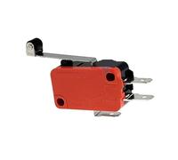 Interrupteur de fin de course à bouton-poussoir momentané RV-166-1C25 V-156-1C25, 16 A, contact argenté, 1 pièce