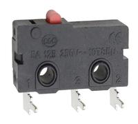 Interrupteur de fin de course KW12 5 A 125 V 250 V KW11-3Z-2 avec poignée, contact 16 mm, bouton poussoir KW12-N 2 broches/3 broches KW12-A NO/NC(Left bend Rodless,15PCS)