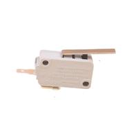 Interrupteur de fin de course miniature pour fours à micro-ondes, purificateurs d'eau, lave-vaisselle - Interrupteur de voyage avec contacts argentés 27,8 x 10,3 x 15,9 mm Gris AC250 V 100 mω