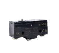 Interrupteur de fin de course Z-15, interrupteur de course à petit levier horizontal à galet, 15 A, 250 V, 1NO1NC, normalement ouvert, normalement fermé(Z-15G-B)