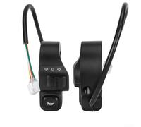 Interrupteur de guidon 2 en 1 compatible avec la trottinette électrique Kukirin G4 avec contrôle ergonomique pour klaxon et clignotants pour un voyage plus sûr