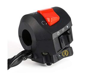 Interrupteur de Guidon, 2x Interrupteur de Commande de Clignotant de Klaxon de Guidon de Moto Universel 7/8 '' pour commodo droit 125 cagiva comodo droit scoot neco fort comodo swing pour comodo horne