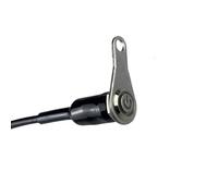 Interrupteur de guidon à moto à LED 12V sur le bouton OFF pour les lampes légères de brouillard et le support d'aluminium étanche à la corne compatible avec la plupart des vélos(Rouge)