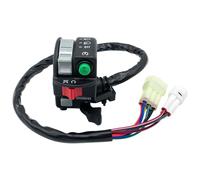 Interrupteur de Guidon Commodo Commutateur gauche compatible avec Yama-ha Grizzly 350 400 450 660 Kodiak 450 Big Bear 400 IRS OEM 5KM-83972-00-00 5KM-83973-00-00