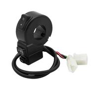 Interrupteur de Guidon de 22 mm pour Moto électrique vélo de Rue VTT en VTT Compatible avec Le klaxon du Phare sur Les pièces de Commande 3 en 1(3 In1 Switch)