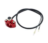 Interrupteur de guidon de moto 22 mm, bouton marche/arrêt pour phares, klaxons, coupures de puissance, alliage d'aluminium, phare de moto