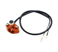Interrupteur de guidon de moto 22 mm, bouton marche/arrêt pour phares, klaxons, coupures de puissance, alliage d'aluminium, phare de moto