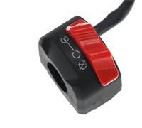 Interrupteur de guidon de moto Bouton Poussoir Montage Sur Guidon Moto Interrupteur Démarrage Arrêt Phare Antibrouillard 12 V Interrupteurs Moto Bouton D'arrêt Et De Terminaison