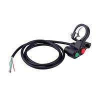 Interrupteur de guidon de moto, clignotant de phare, bouton-poussoir marche/arrêt, noir classique, MODIFICATION universelle pour SCOOTER ATV
