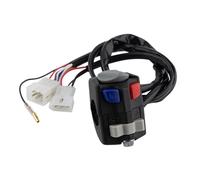 Interrupteur de guidon de moto Compatible Avec FR450 Ensemble De Boutons D'arrêt/démarrage/terminaison Du Moteur Bouton-poussoir Momentané Le Commutateur D'arrêt D'urgence Du Signal Klaxon Phare
