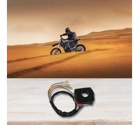 Interrupteur de guidon de moto de 2,2 cm, bouton Start Stop Kill pour la plupart des motos, montage sur le côté droit