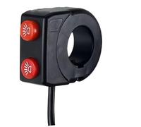 Interrupteur de guidon de moto Interrupteur Combiné Phare Klaxon Pour Guidon Moto 22 Mm Bouton Commutation Interrupteurs Moteur Accessoires Modification Clignotant Interrupteur D'allumage De Guidon