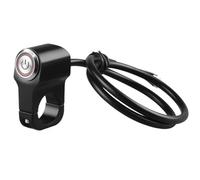 Interrupteur de guidon de moto Interrupteur de phare de guidon de moto, 22mm, 7/8 pouces, avec lumière rouge/bleue, Spot antibrouillard, bouton momentané(3)