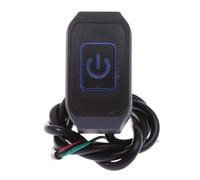 Interrupteur de guidon de moto Interrupteur Moto 22 Mm Avec Bouton De Moment Lumineux Montage Sur Guidon Commande Klaxon Phare Interrupteur Modifié Bouton D'allumage Du Guidon