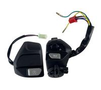 Interrupteur de guidon de moto pour feu antibrouillard et phare avec bouton Start Kill Noir