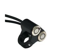Interrupteur De Guidon Interrupteurs Guidon Moto 22 Mm Bouton Marche/arrêt Feux Détresse, Freins, Antibrouillard, Alliage D'aluminium Avec LED(2)