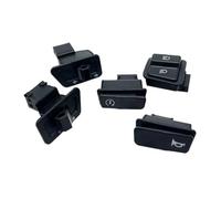 Interrupteur De Guidon Lot De 5 Klaxons Moto Clignotants Feux Route Et Croisement Bouton Démarrage Pour Scooter Électrique VTT Cyclomoteur(Set)