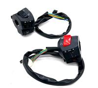 Interrupteur De Guidon Moto Pour CBR, Clignotant De 22mm, Feu Antibrouillard Électrique, Boutons De Commande De Guidon Interrupteur Guidon Moto(1 pair)
