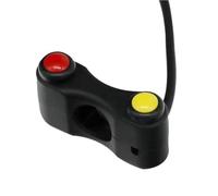 Interrupteur De Guidon Pour Moto Vélo Électrique Scooters 7/8" 22 Mm Phare Feu Antibrouillard Klaxon Marche/arrêt Démarrage 2 Boutons D'allumage de Guidon