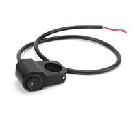 Interrupteur de guidon sur le bouton Off Bouton étanche phare Contrôle de lampe de brouillard pour la moto ATV Aluminium Aluminium Black 7/8in