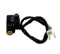 Interrupteur de guidon universel de 22 mm pour moto, VTT, scooter, tricycle 50-250 cc avec klaxon, phare antibrouillard, bouton de rotation compatible avec les commandes de guidon automobile