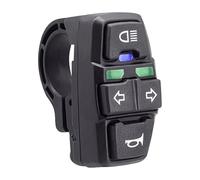 Interrupteur de klaxon de moto - Bouton de contrôle du guidon, sélecteur de phares | Module de commande de fonctions étanche pour scooter, vélo électrique, signalisation,