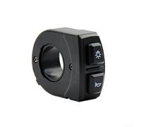 Interrupteur de klaxon de vélo électrique, 12-72 V pour vélo électrique, scooter, lumière de vélo électrique et interrupteur de lampe de klaxon, interrupteur combiné DK21-1S pour lampe frontale de sc