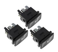 Interrupteur de lève-vitre automatique Bouton de régulateur levage Console commutateur commande fenêtre pour VW pour Jetta Remplacer(3 pcs)