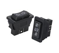 Interrupteur de lève-vitre Avant droit Interrupteur Vitre Électrique Voiture 4 Pièces 12V 20a 5 Broches Universel Commande Levage Porte En Verre Avec Lumière Accessoires Voiture