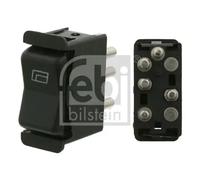 Interrupteur de lève-vitre avant gauche noir 18309 FEBI BILSTEIN