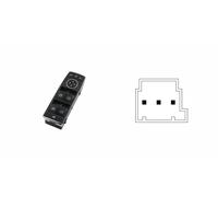 Interrupteur Lève Vitre Sando SWR76039.0 pour Mercedes Benz Du Côté Conducteur