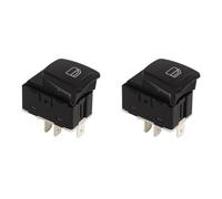 Interrupteur de Lève-vitre électrique, 2 Pièces, Commutateur de Lève-vitre Sensible, Réponse Rapide, Bouton Principal de Remplacement pour SMART 454 FORFOUR
