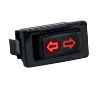 Interrupteur De Lève-vitre Électrique 5 Broches 12 V CC 20 A Voyant Bleu rouge Faisceau Câbles Universel Pour Voiture Bouton Fenêtre(Red Switch Only)