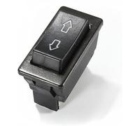 Interrupteur de lève-vitre électrique (Lot de 2) DPDT DC 12V 20A, Universel, 5 Broches, Noir, à Bouton-Poussoir.