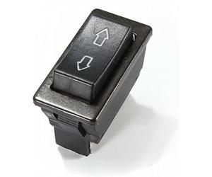 Interrupteur de lève-vitre électrique (Lot de 2) DPDT DC 12V 20A, Universel, 5 Broches, Noir, à Bouton-Poussoir.