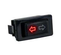 Interrupteur De Lève-vitre Électrique Voiture 5 Broches 12 V CC 20 A Voyant Bleu/rouge Avec Faisceau Universel Pour Bouton Fenêtre(Red Switch Only)