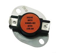 Interrupteur de limite de température L170-20F, thermostat de four de coupure 77 C, réinitialisation automatique, protection contre la surchauffe pour systèmes CVC